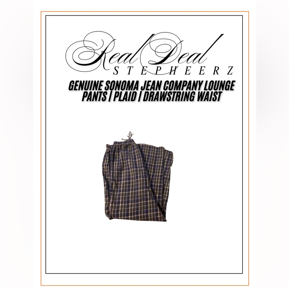 Sonoma Checkered Lounge Pants with Drawstring